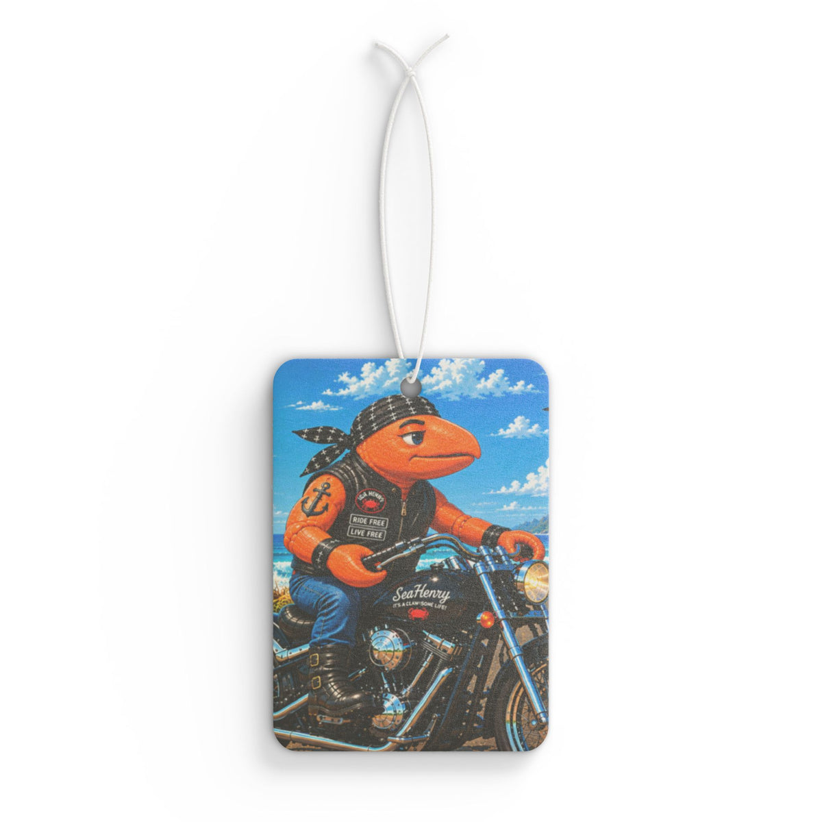 #008 Biker Henry – SeaHenry Car Air Freshener