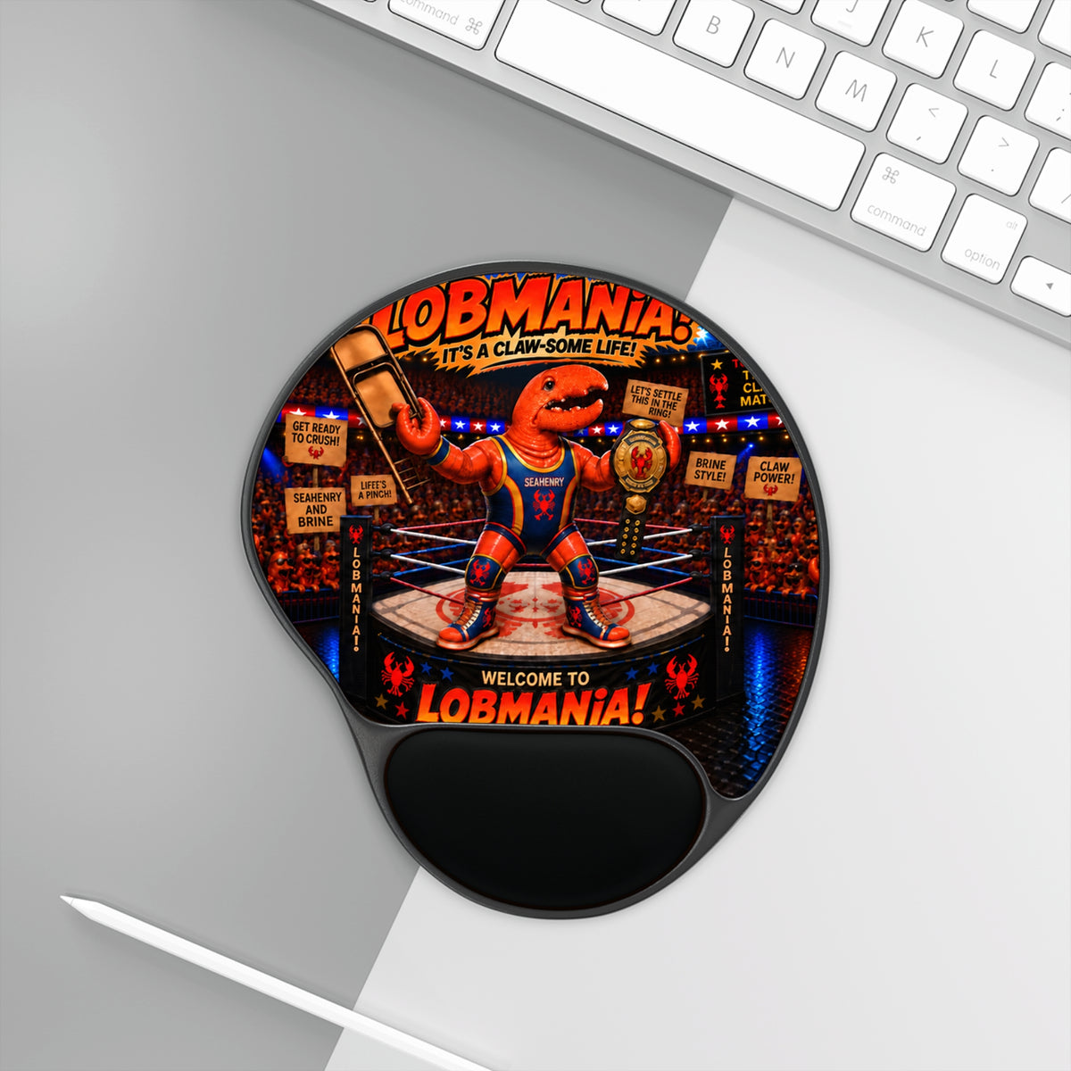 #010 Lobmania Henry Wrist Mouse Pad