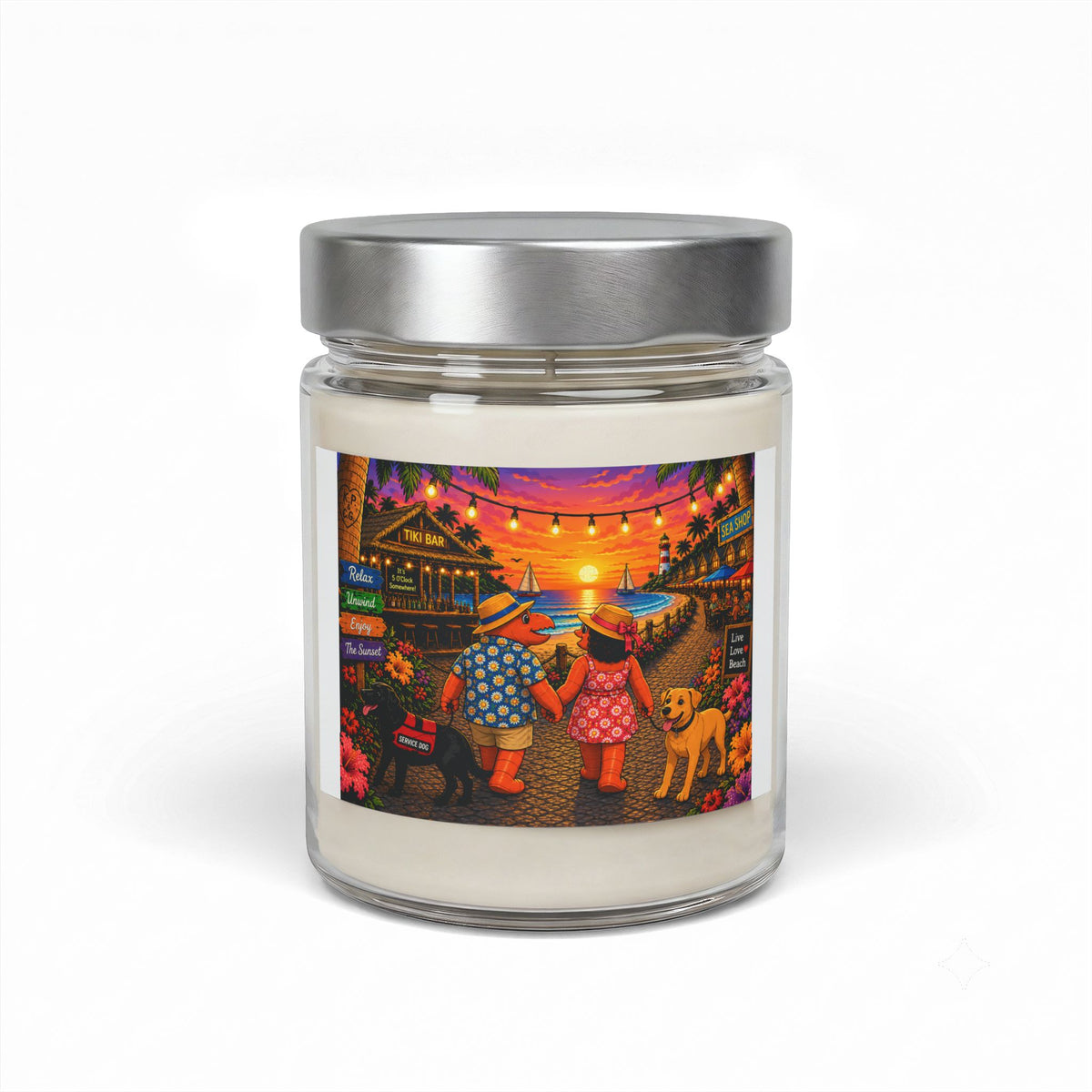 #019 Dog Walking – SeaHenry Soy Wax Candle
