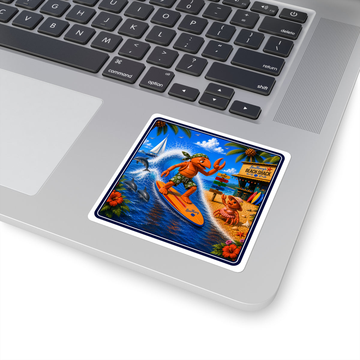 #012 Surfer Henry – SeaHenry 3×3 Square Sticker