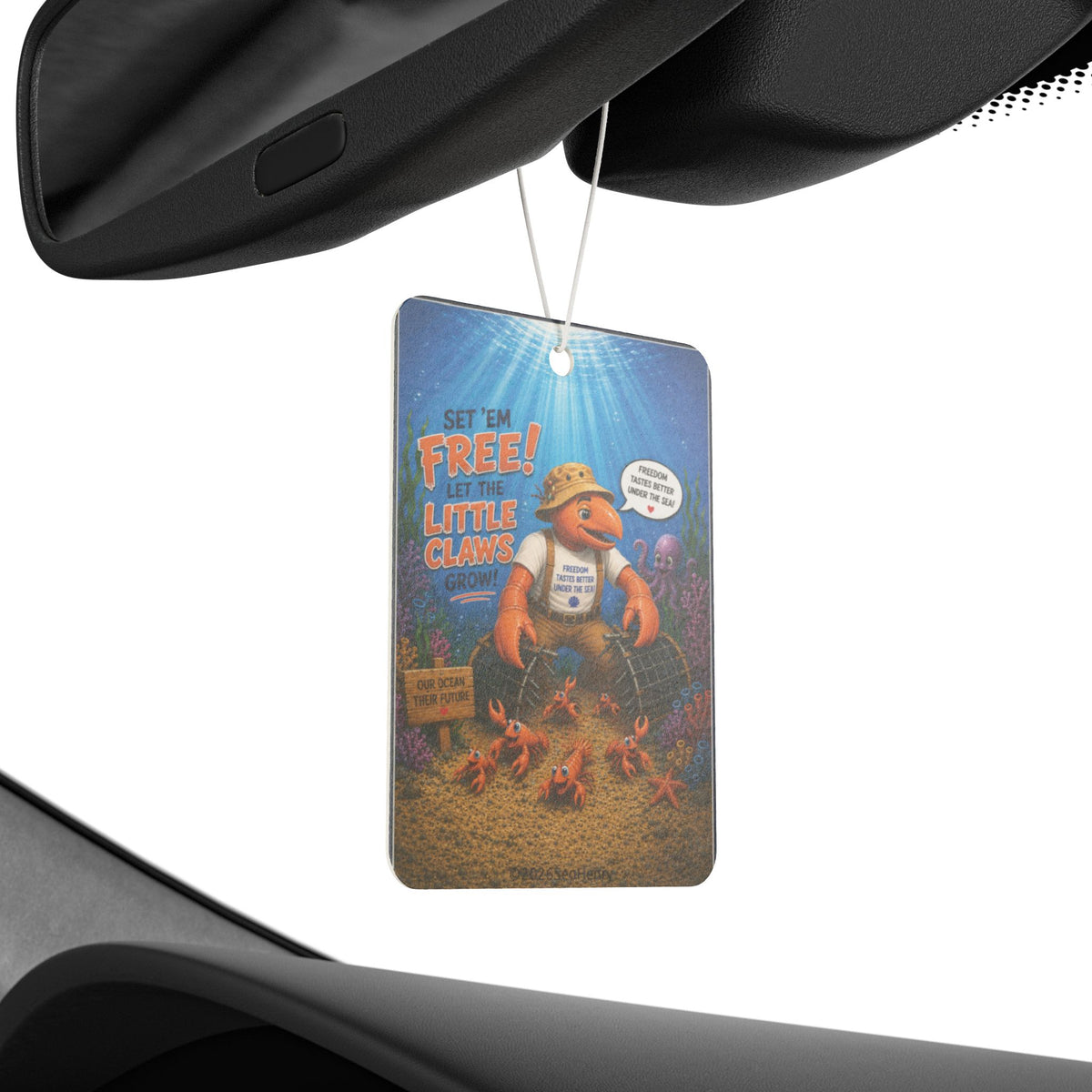 #007 Hope for Claws – SeaHenry Car Air Freshener