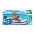 #004 Fisherman Henry – Beach Towel