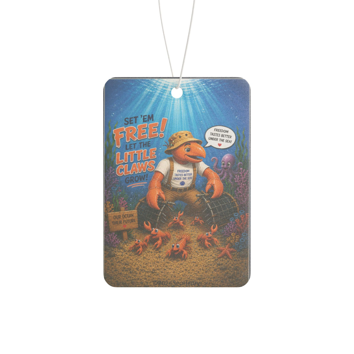 #007 Hope for Claws – SeaHenry Car Air Freshener
