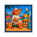 #016 SeaHarriet the Artist – SeaHenry 3×3 Square Sticker