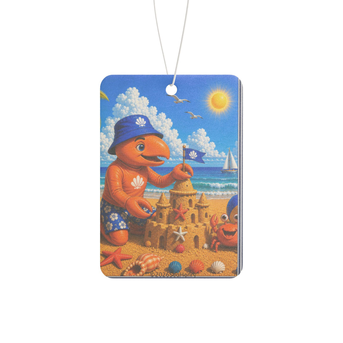 #005 Beach Buddy Boy – SeaHenry Car Air Freshener