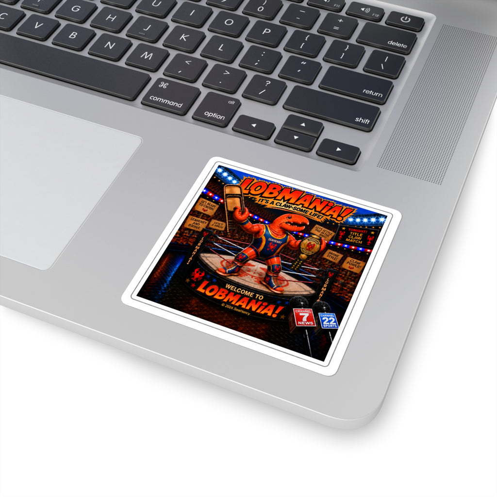 #010 LobMania – SeaHenry 3×3 Square Sticker