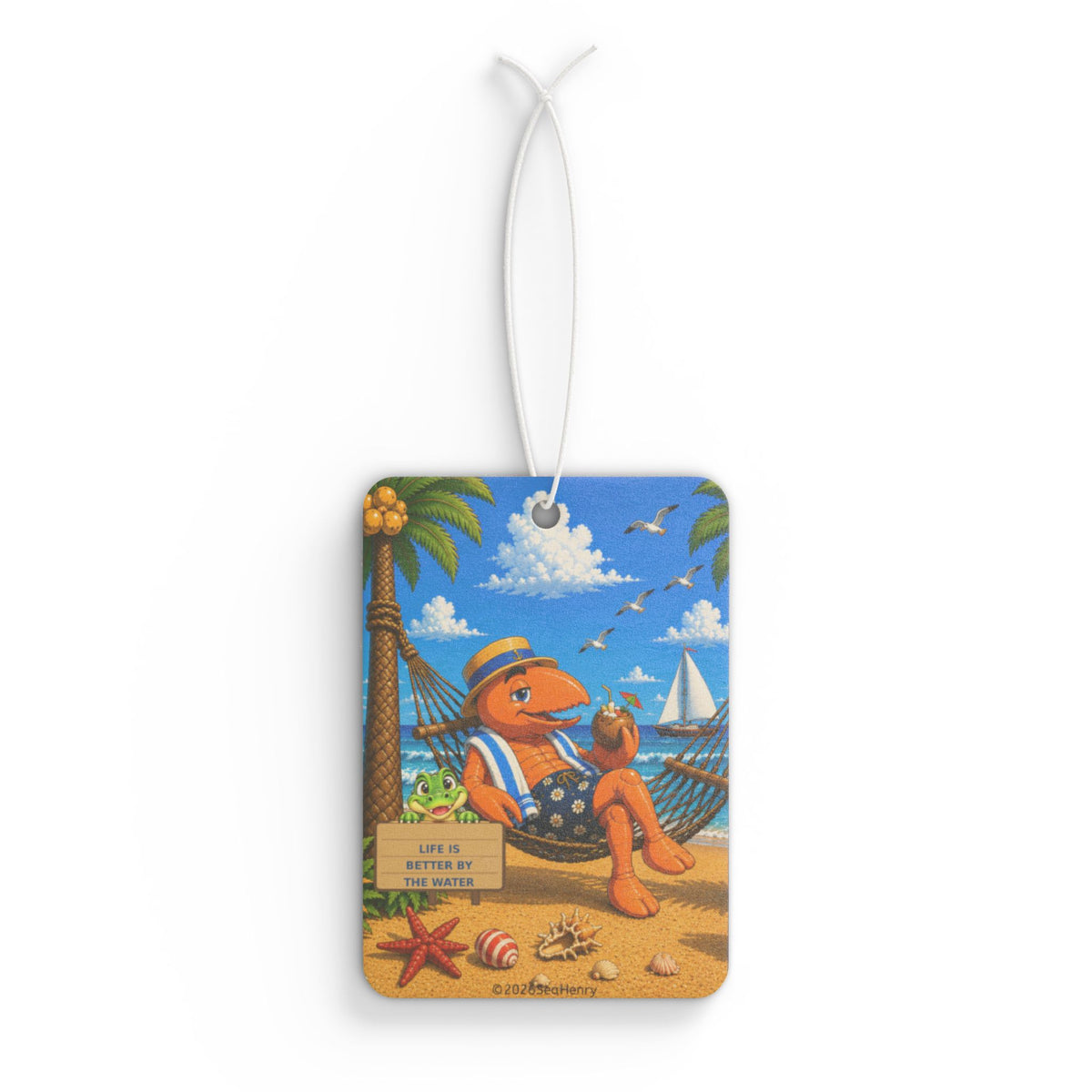 #002 Hammock Henry – SeaHenry Car Air Freshener