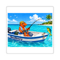 #004 Fisherman Henry – SeaHenry 3x3 Sticker