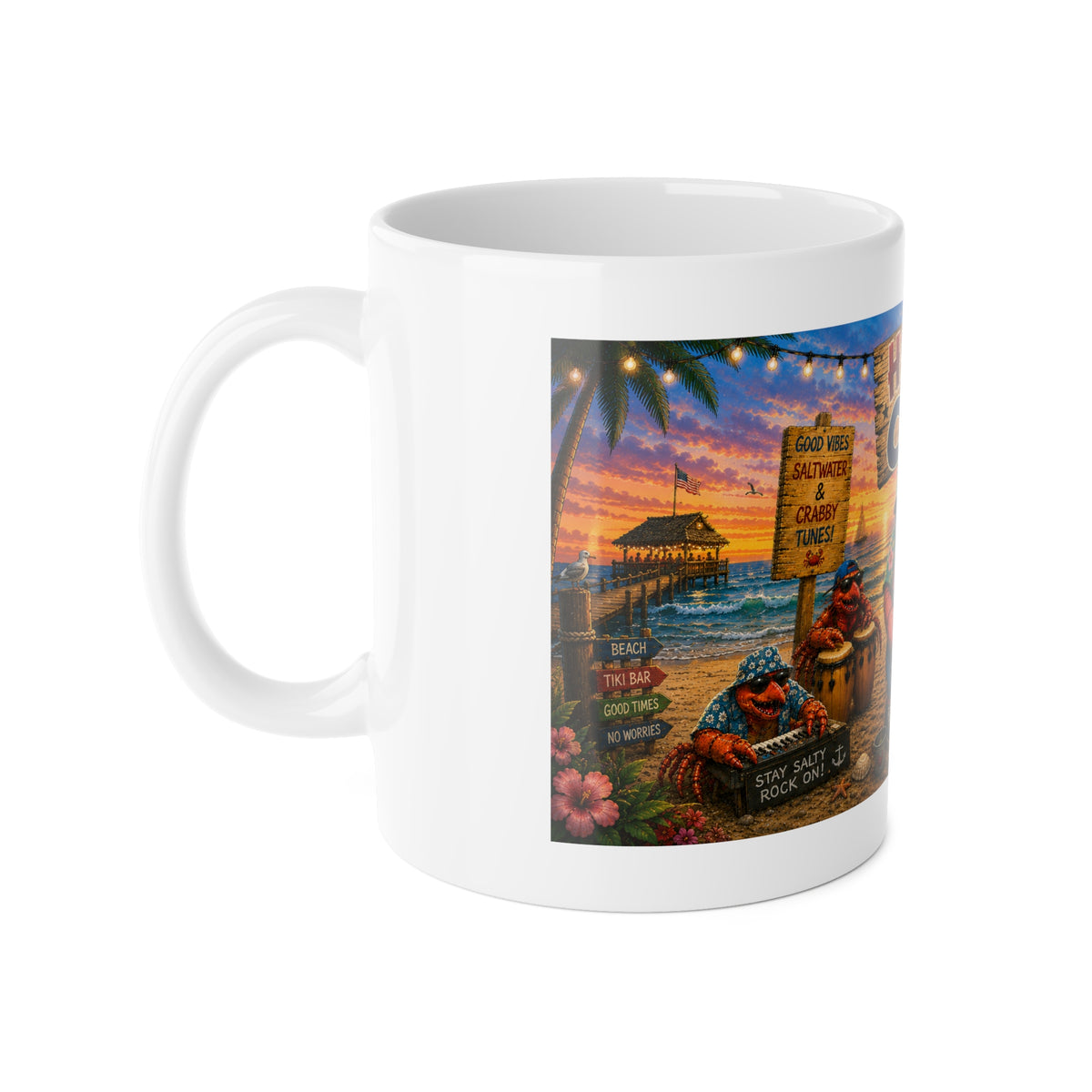 #011 Henry and the Crabs – SeaHenry Coastal Coffee Mug