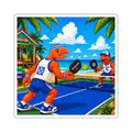 #017 Pickleball Henry – SeaHenry 3x3 Square Sticker