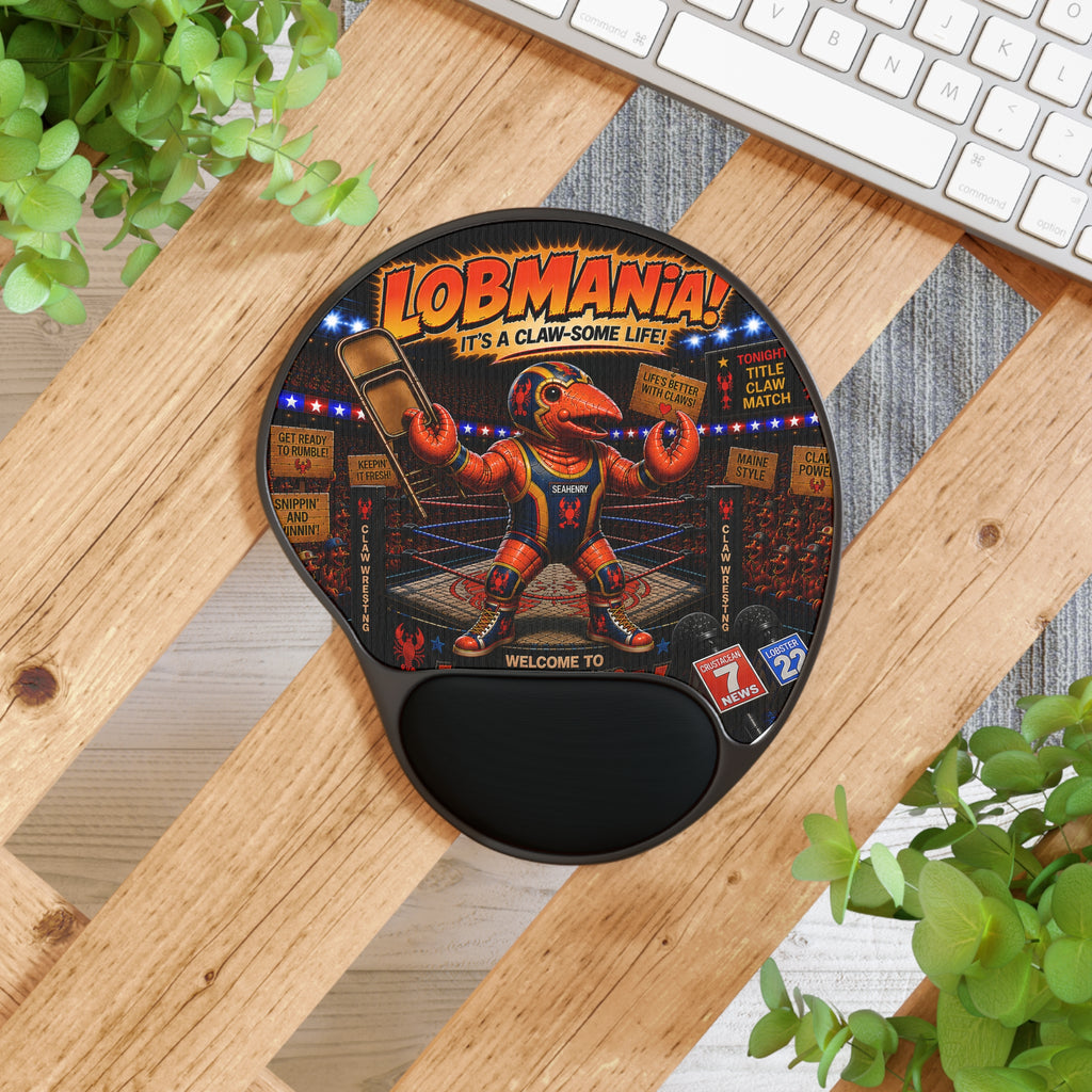 #008 Biker Henry Wrist Mouse Pad