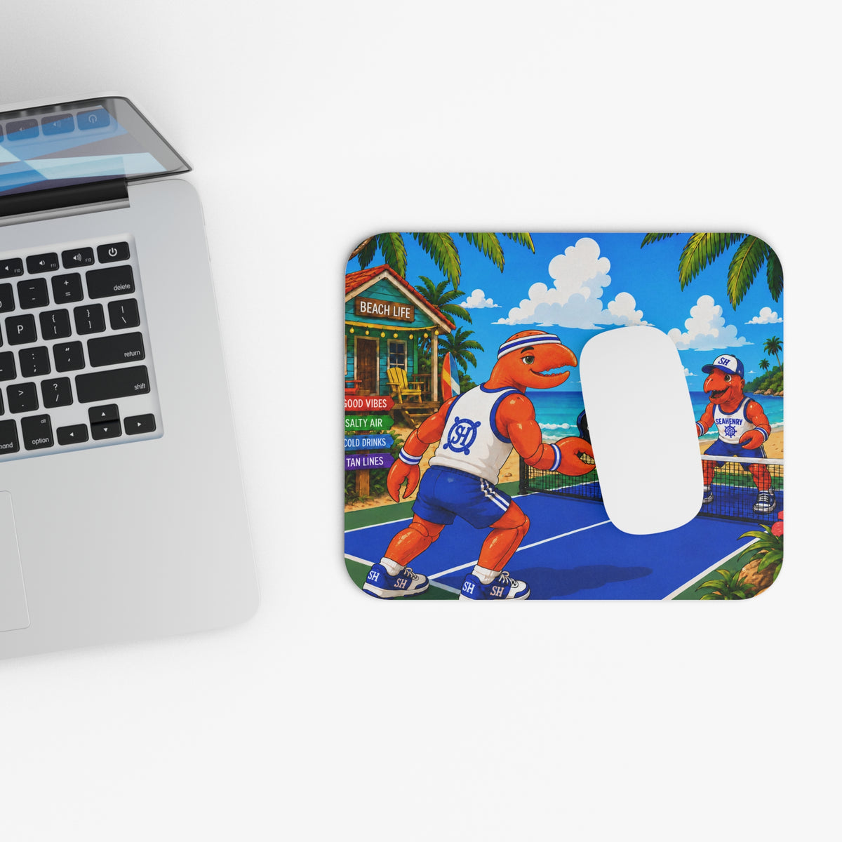 #017 Pickleball Henry– SeaHenry Mouse Pad