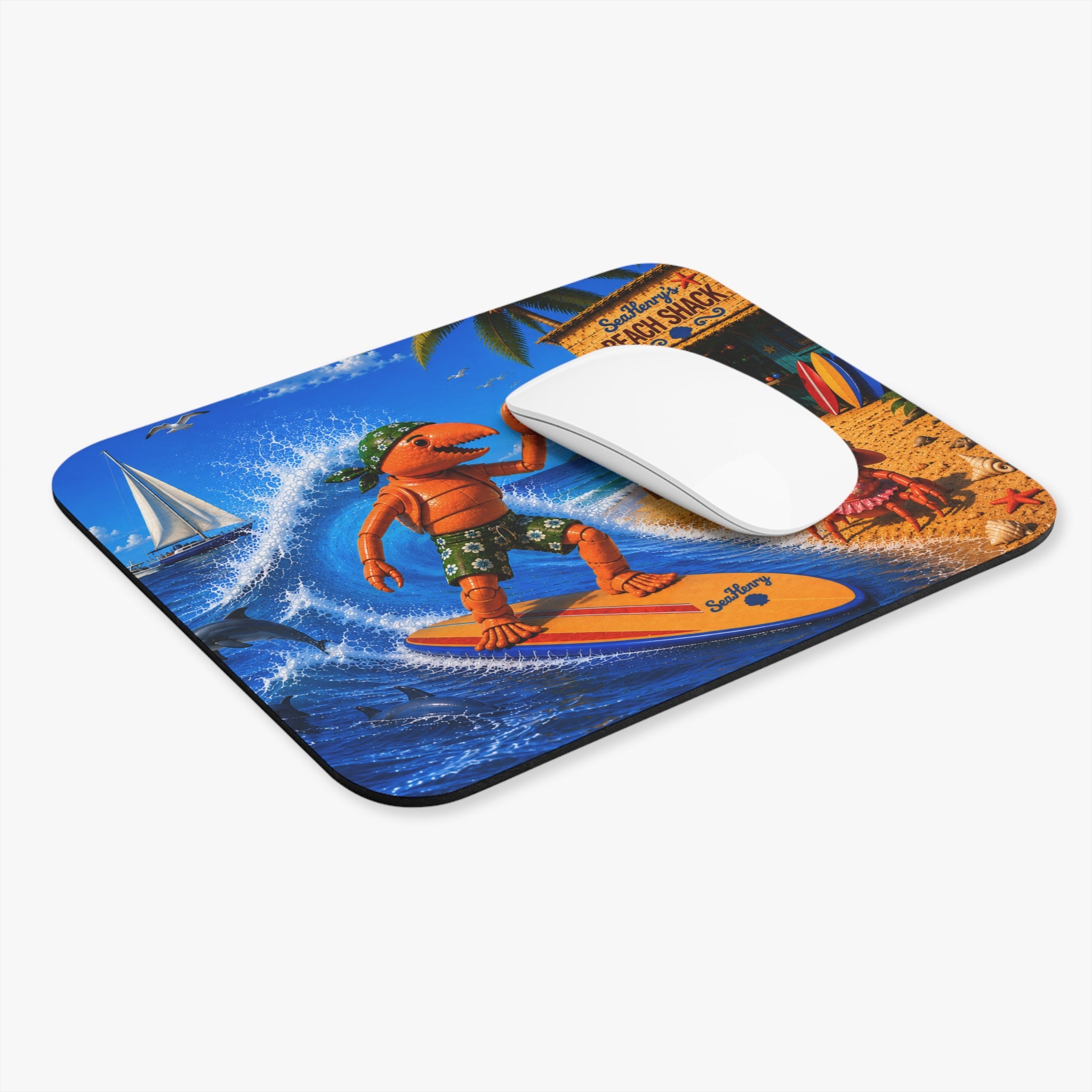 #012 Surfer Henry Mouse Pad