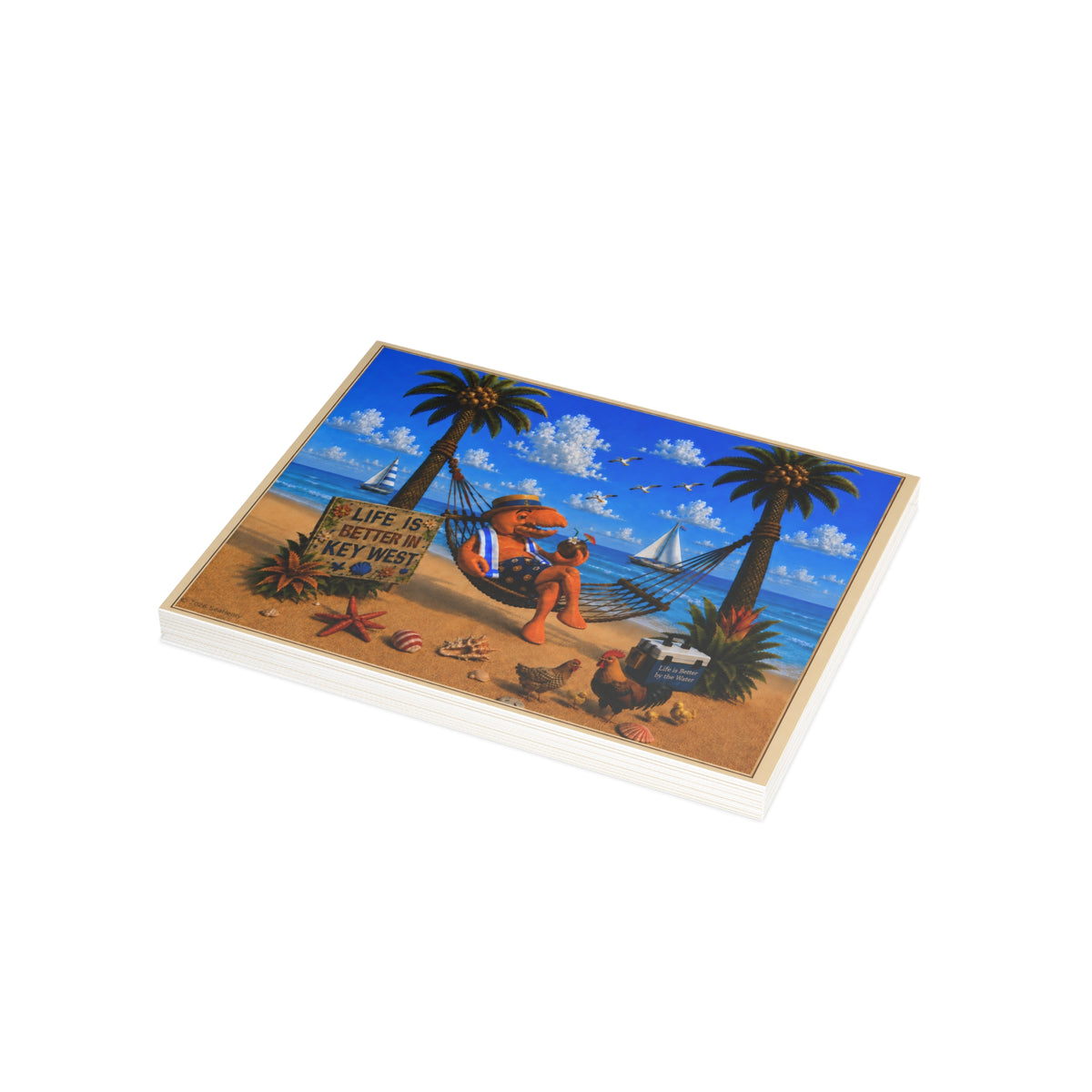 SeaHenry — Life Is Better in Key West Postcard