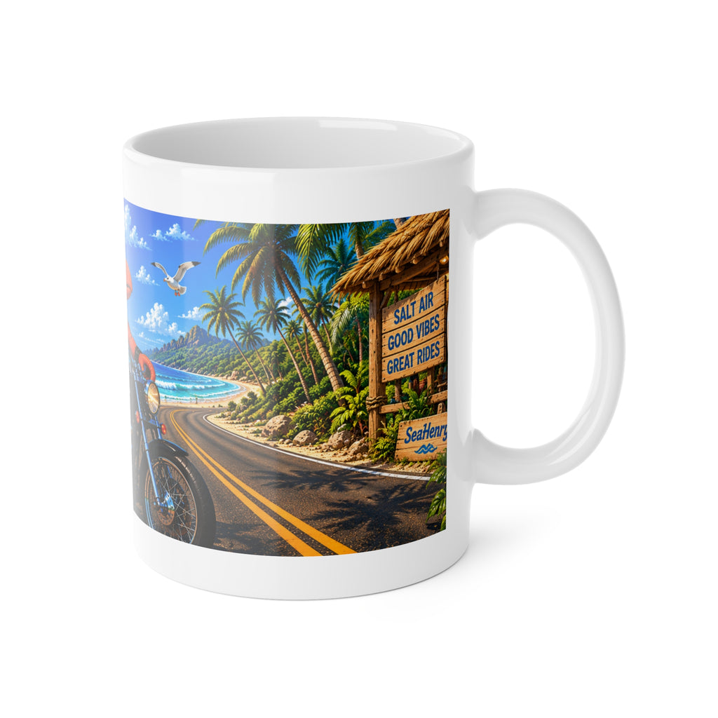 #008 Biker Henry – SeaHenry Coffee Mug