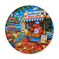 #018 SeaHenry Beach Bites - Round Cutting Board