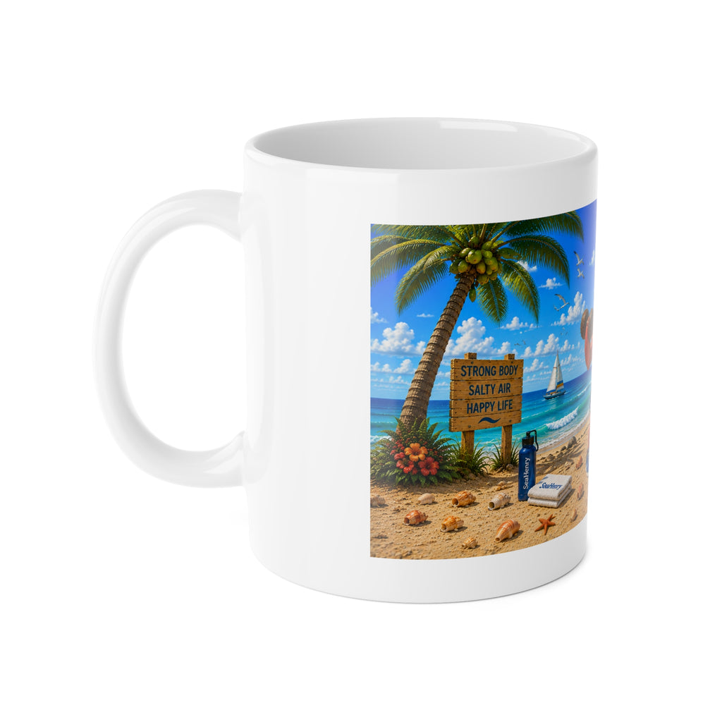 #015 Working out Henry Mug