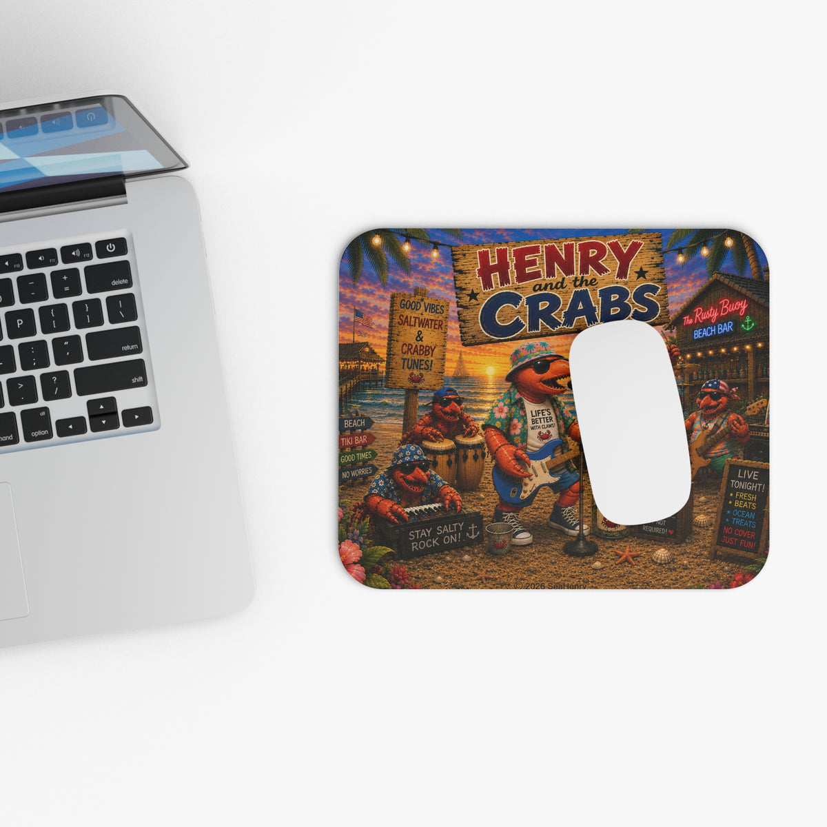 #011 Henry and the Crabs Mouse Pad