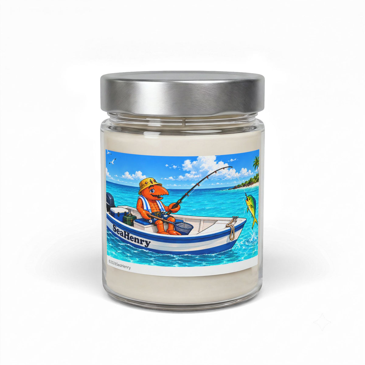 #004 Fisherman Henry – SeaHenry Soy Wax Candle