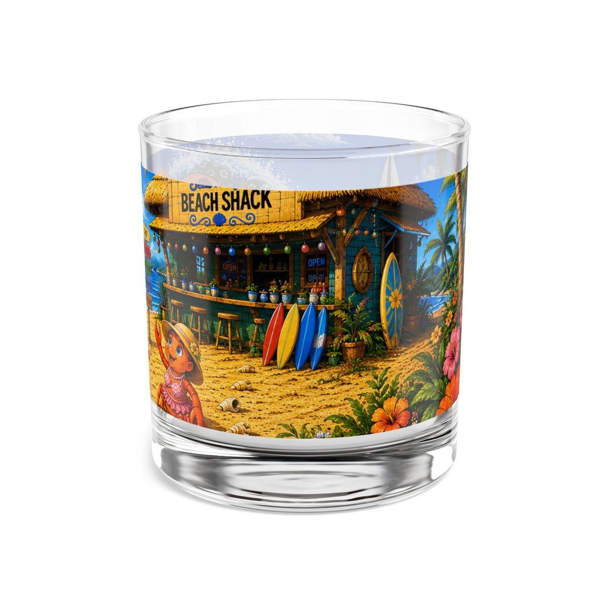 #012 Surfer Henry – SeaHenry 10 oz Rocks Glass