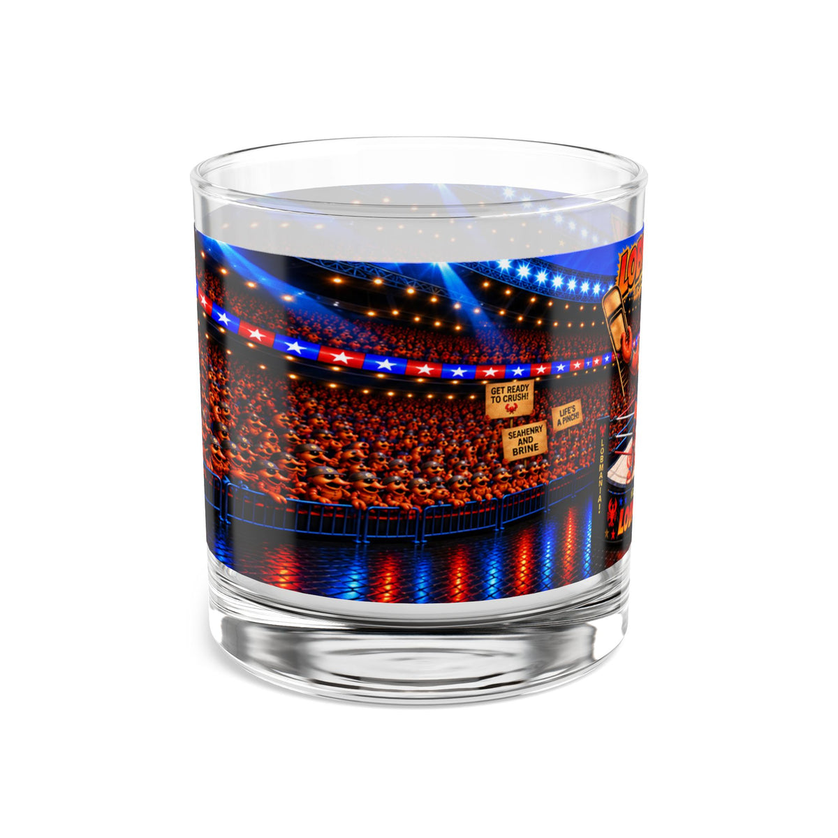 #010 LobMania – SeaHenry 10 oz Rocks Glass