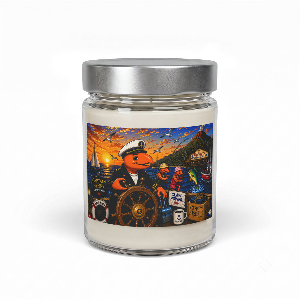 #008 Biker Henry – SeaHenry Soy Wax Candle