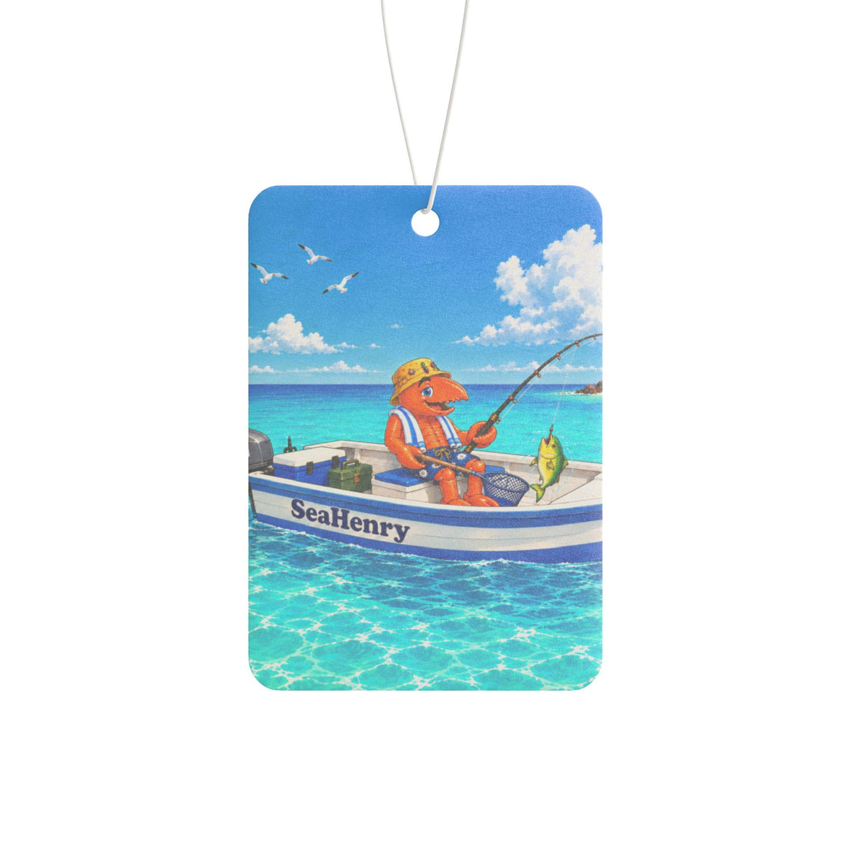 #004 Fisherman Henry - SeaHenry Air Freshener