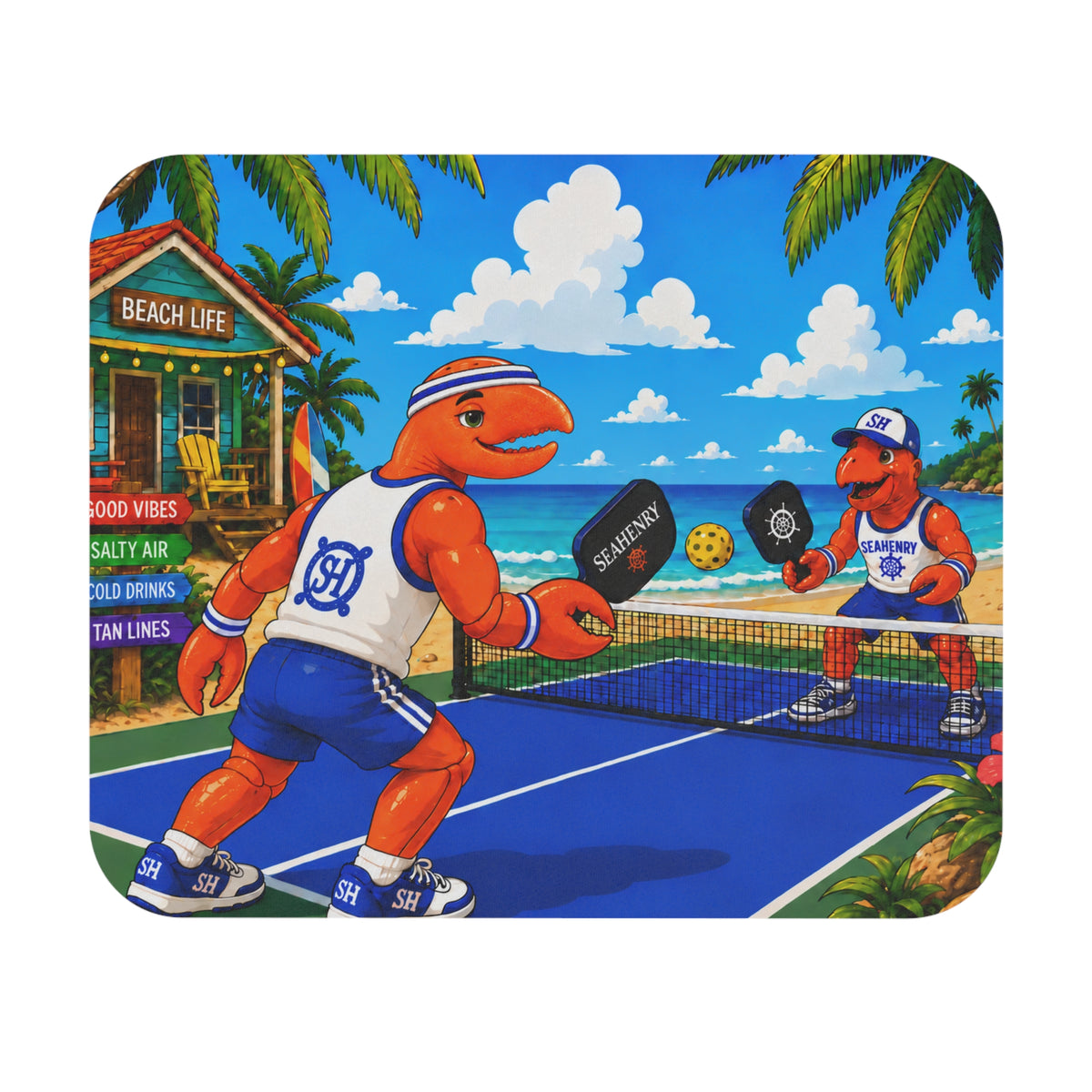 #017 Pickleball Henry– SeaHenry Mouse Pad