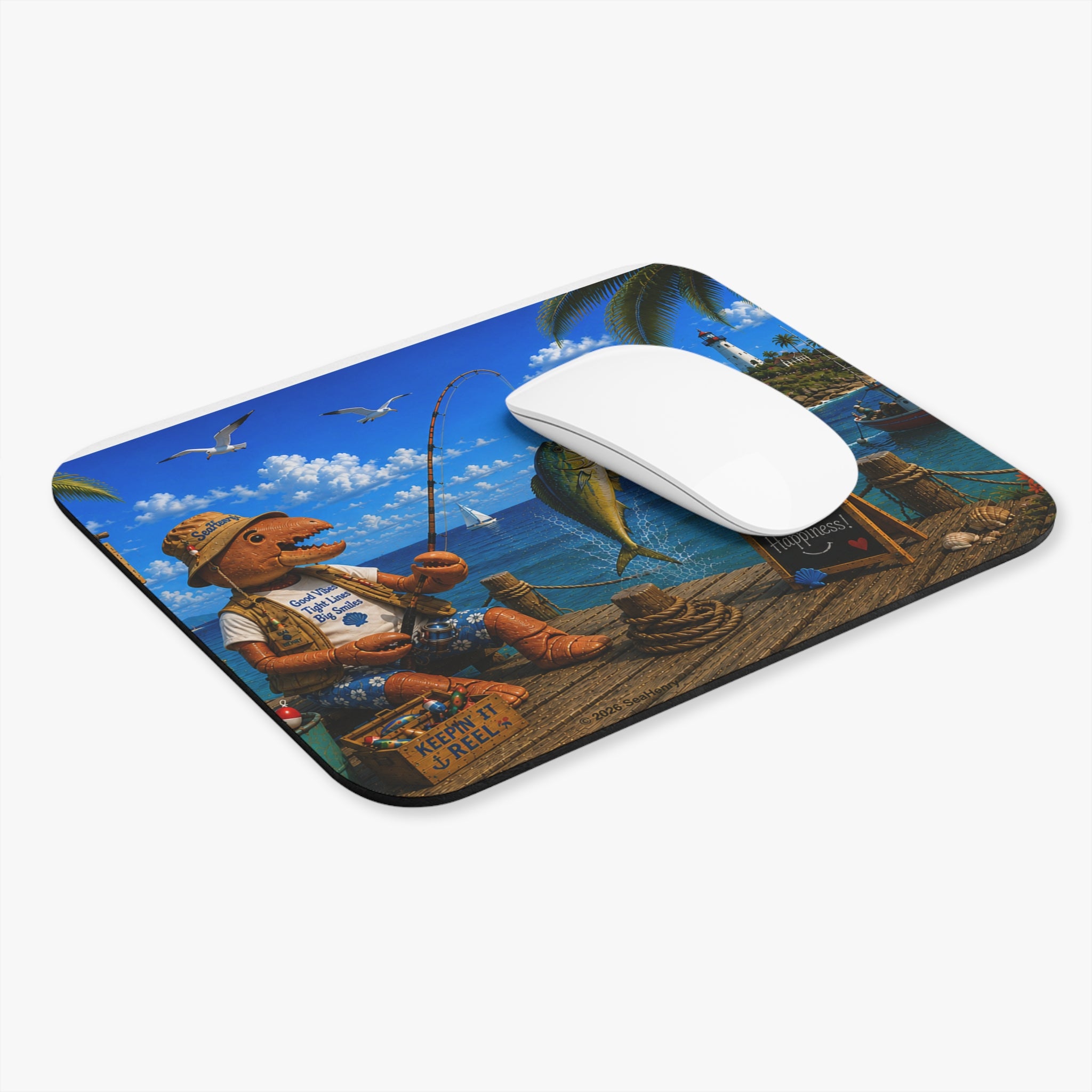 #004 Fisherman Henry Mouse Pad