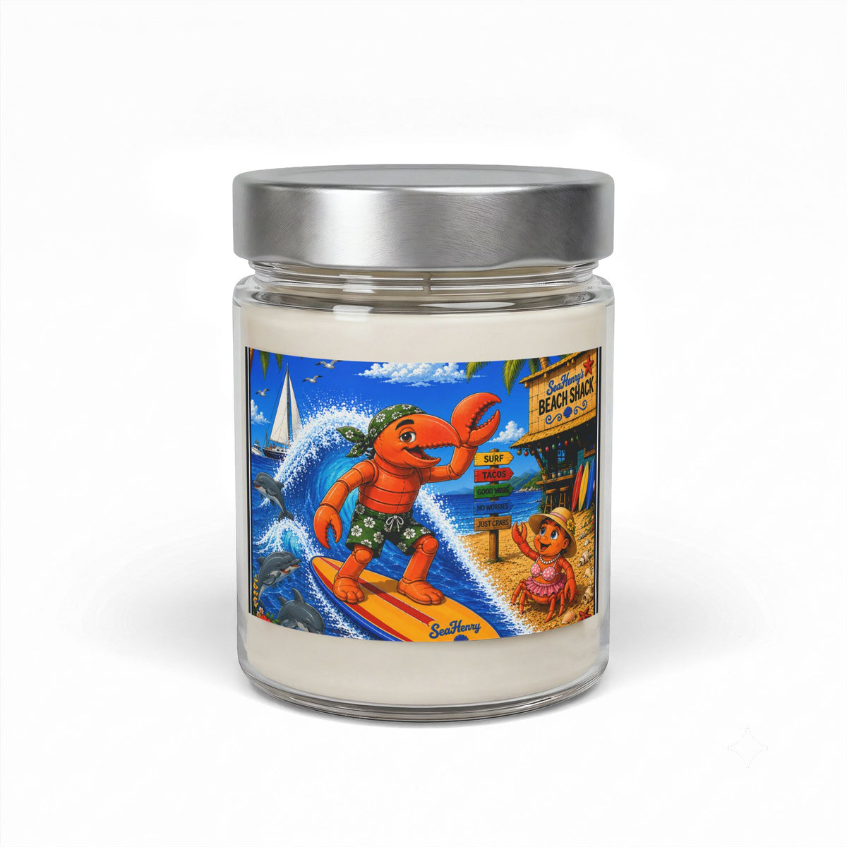#012 Surfer Henry – SeaHenry Soy Wax Candle