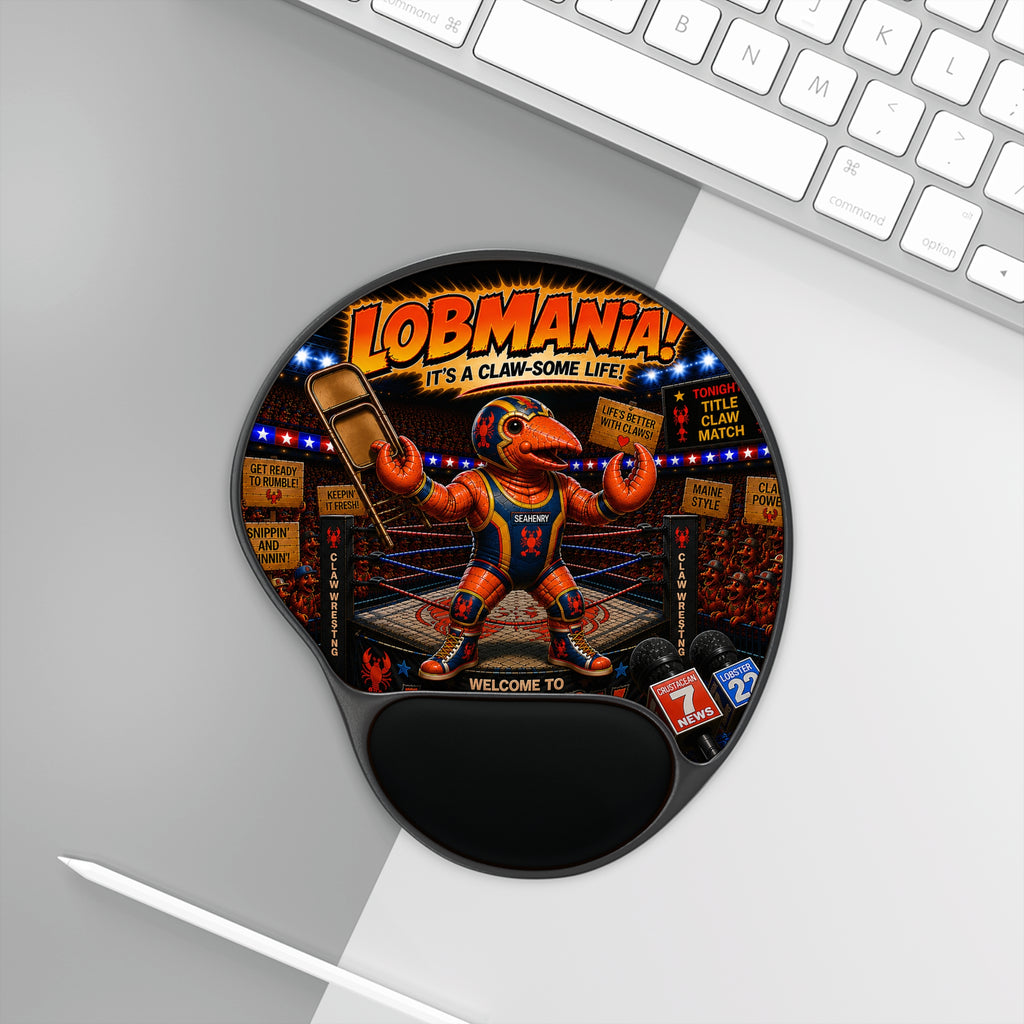 #008 Biker Henry Wrist Mouse Pad