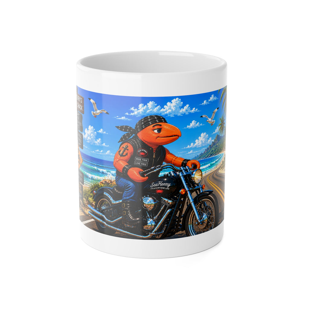 #008 Biker Henry – SeaHenry Coffee Mug