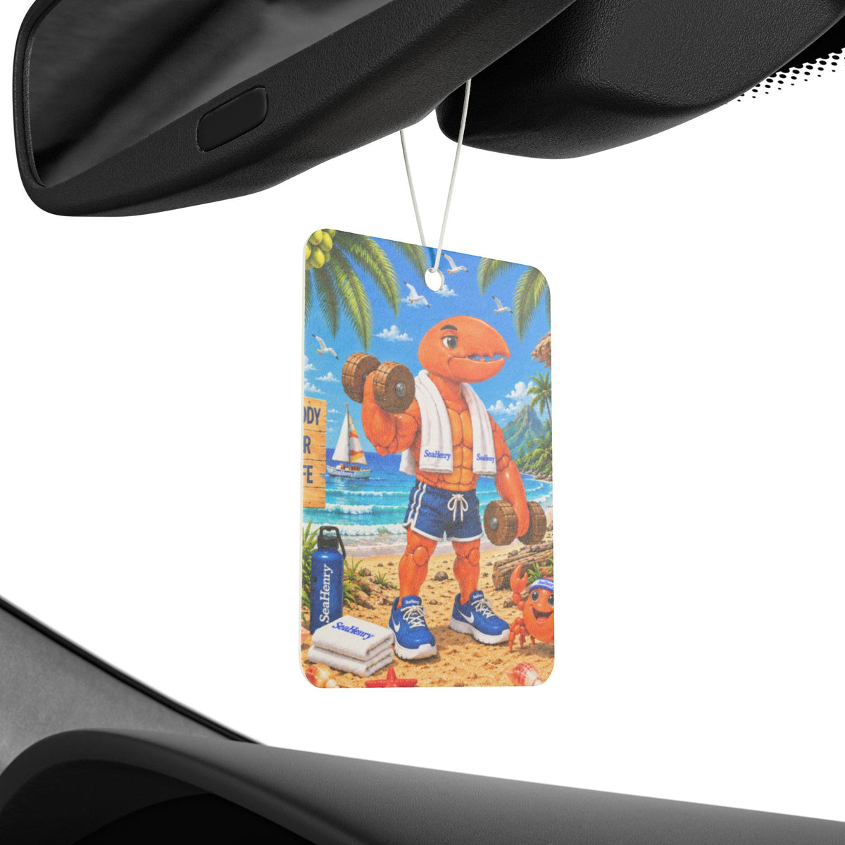 #015 Exercising Henry – SeaHenry Car Air Freshener