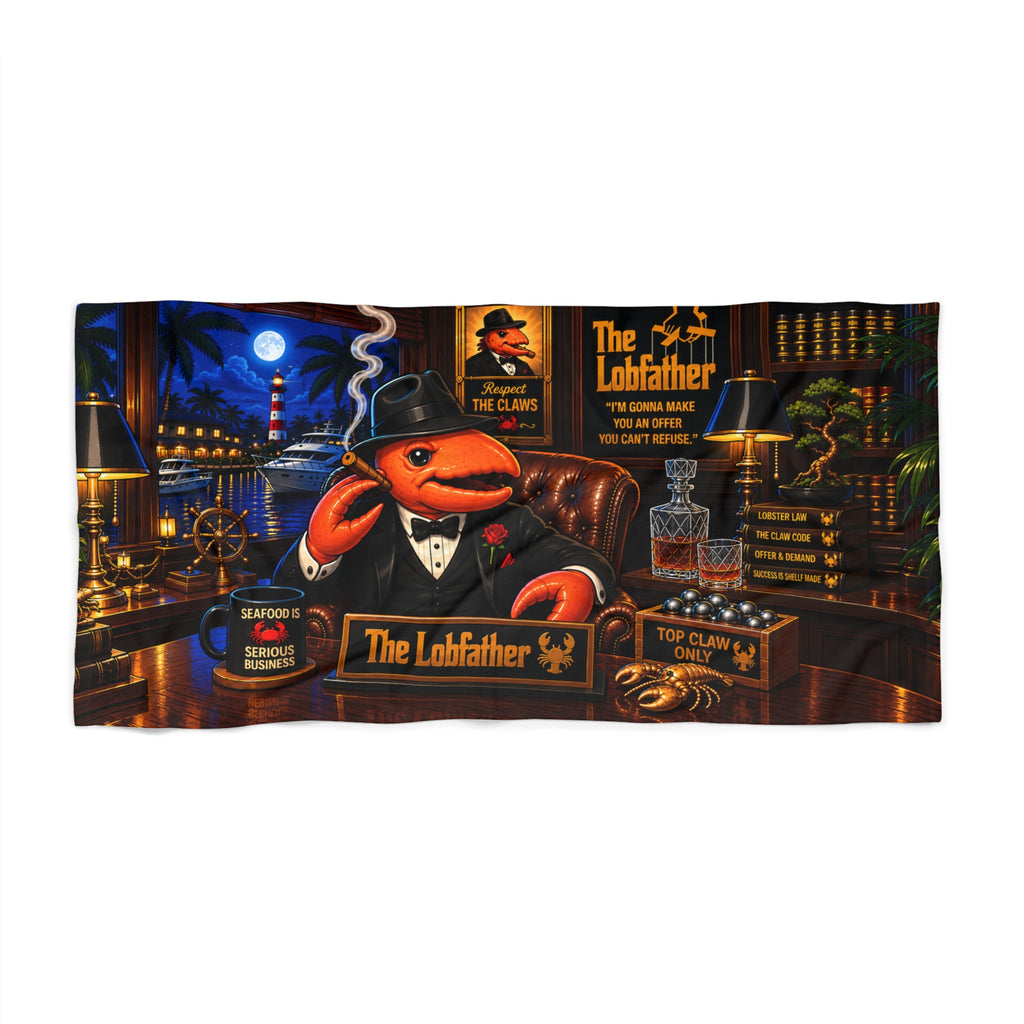 #014 The LobFather – Beach Towel