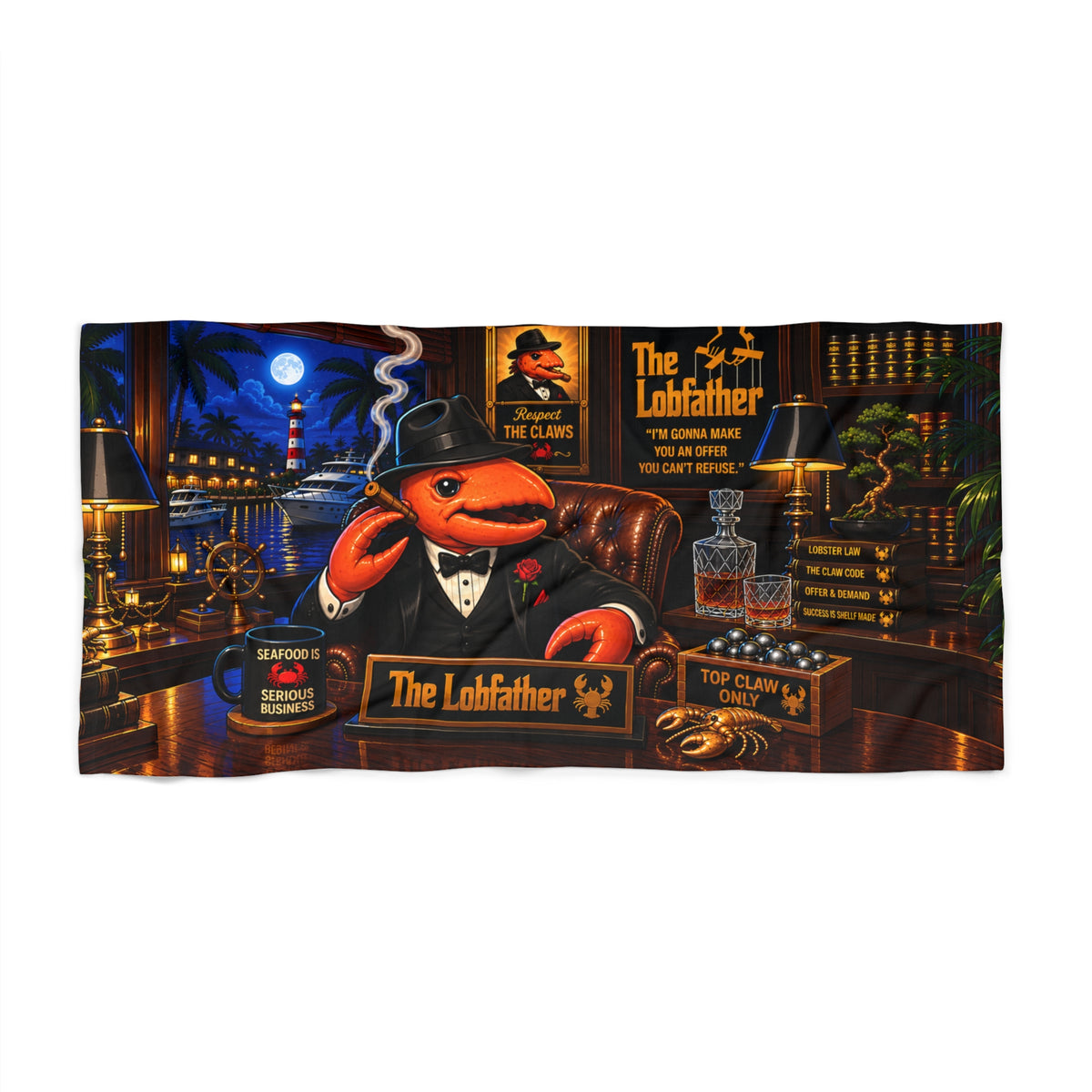 #014 The LobFather – Beach Towel