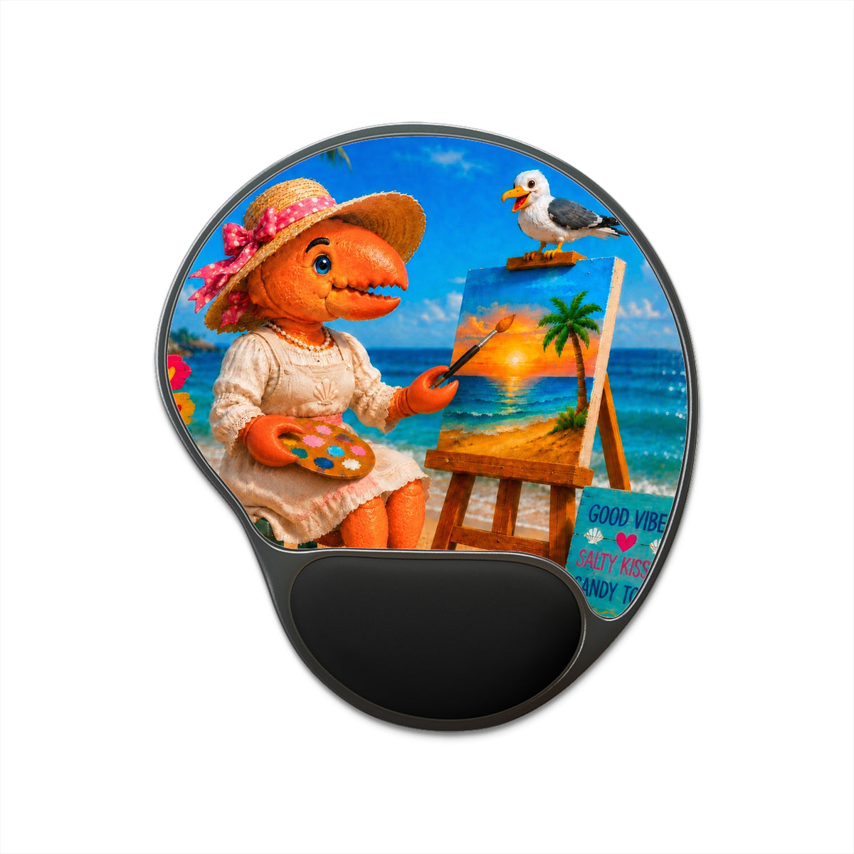 #016 Harriet – SeaHenry Cushioned Wrist Rest Mouse Pad