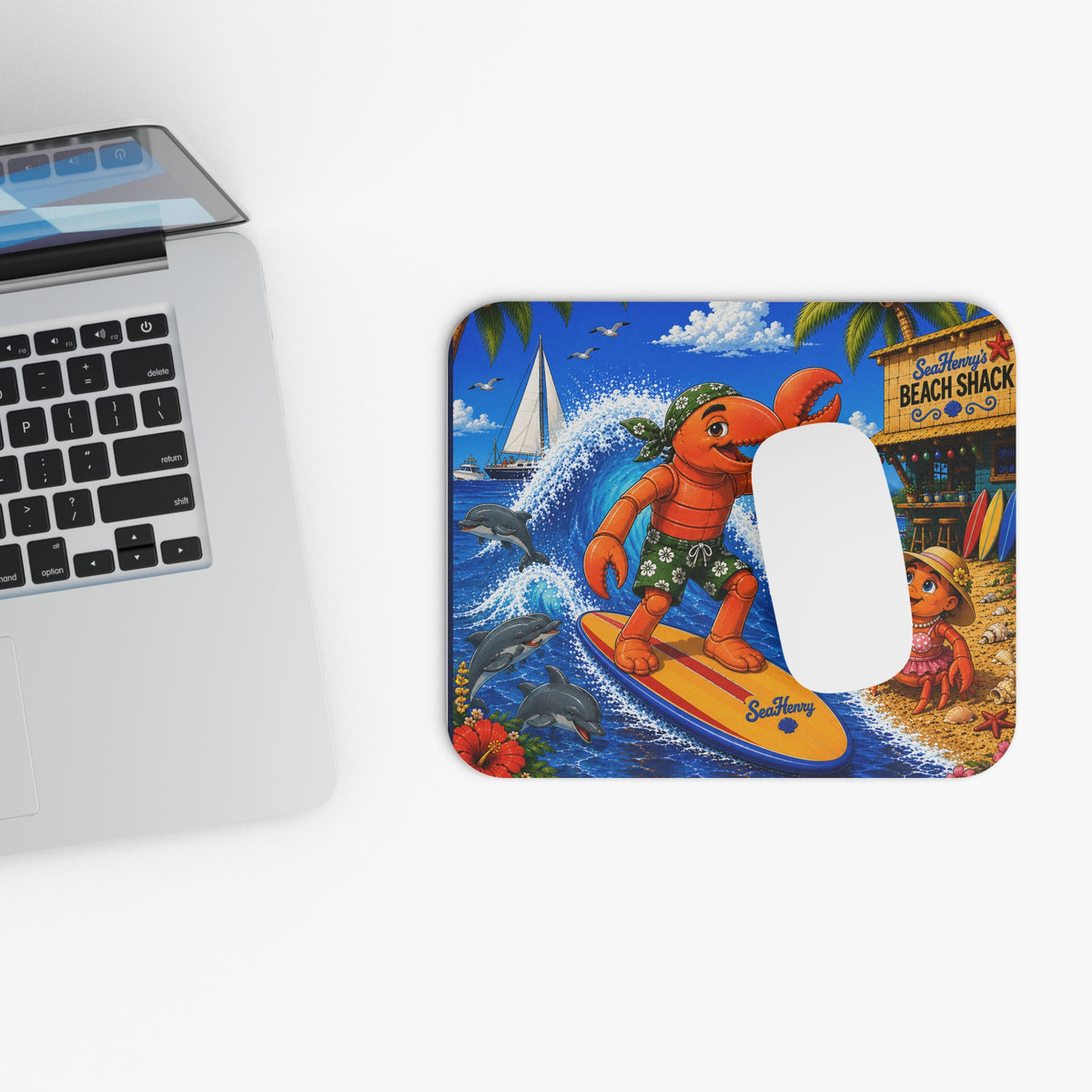 #012 Surfer Henry - SeaHenry Mouse Pad