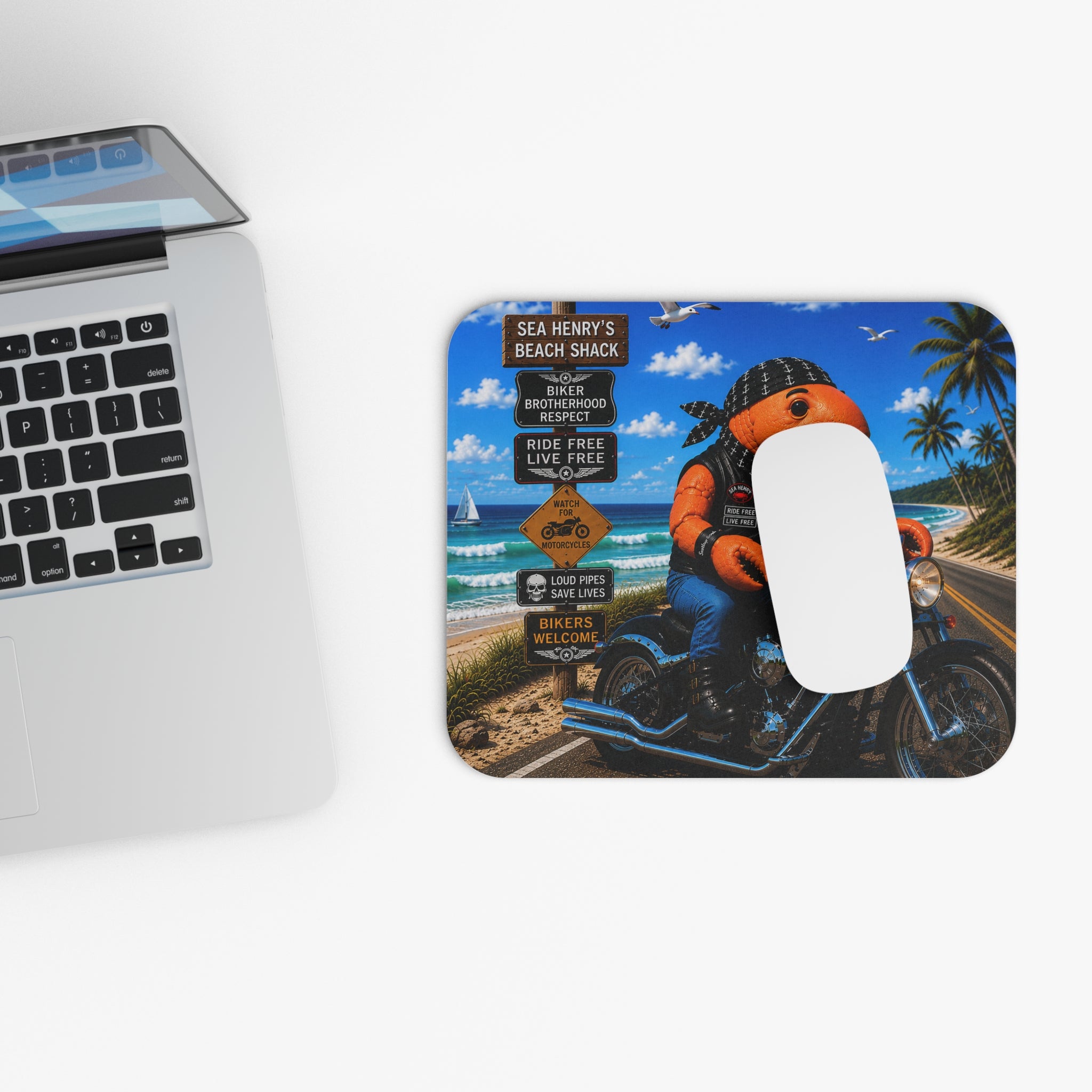 #008 Biker Henry Mouse Pad