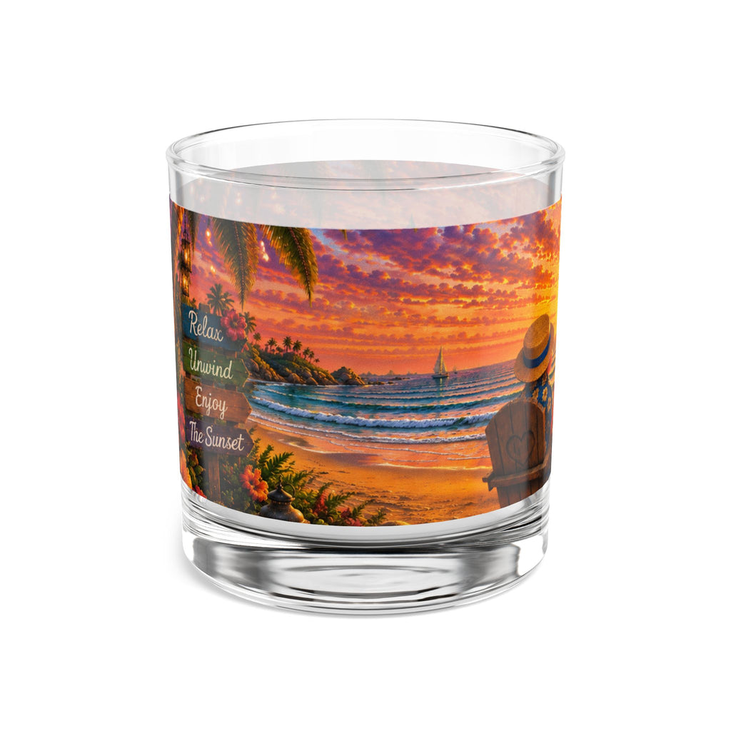 #019 Dog Walking – SeaHenry 10 oz Rocks Glass