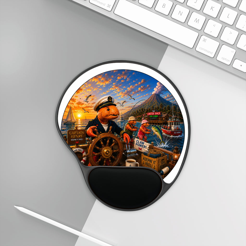 #003 Captain Henry Wrist Support Mouse Pad