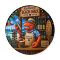 #013 Henry the Bartender – SeaHenry’s Beach Shack Round Cutting Board