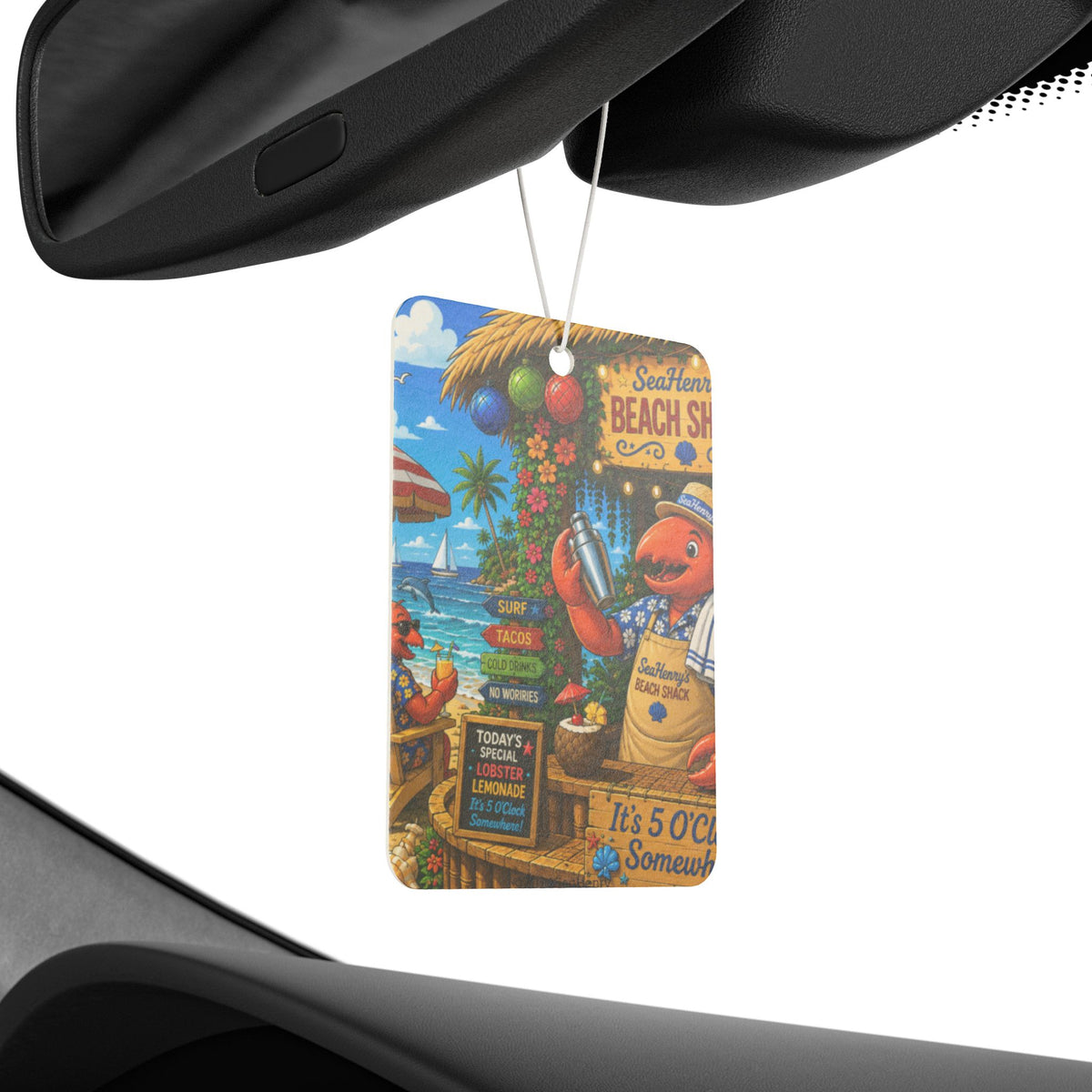 013 Henry the Bartender  SeaHenry Car Air Freshener
