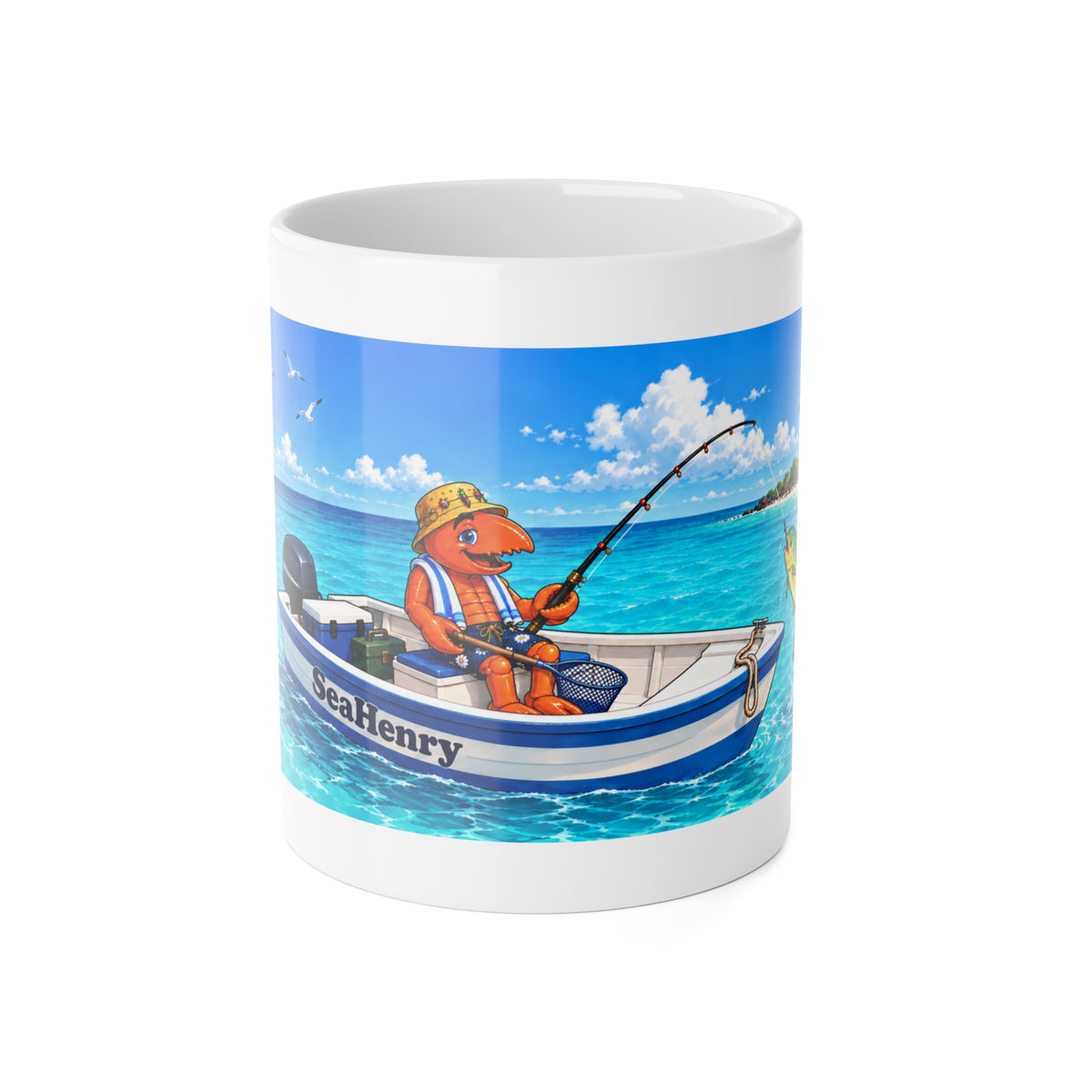 #004 Fisherman Henry – SeaHenry Coffee Mug