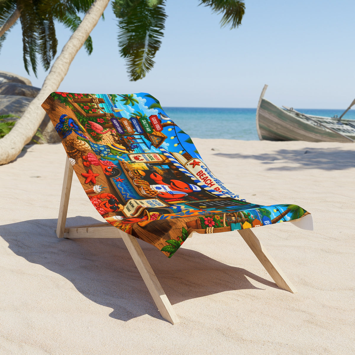 #018 SeaHenry's Beach Bites – Beach Towel