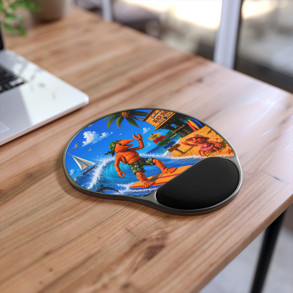 #012 Surfer Henry Wrist Mouse Pad