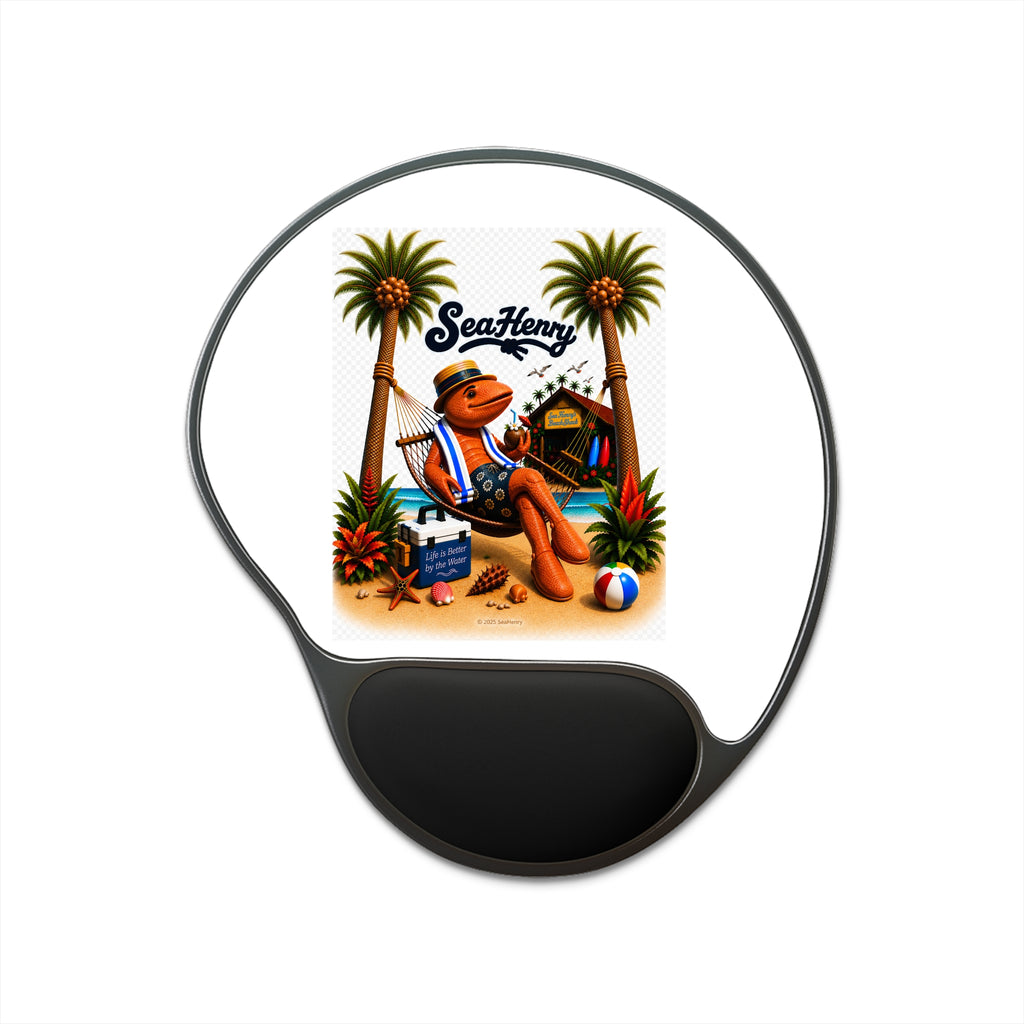 #002 Hammock Henry Wrist Support Mouse Pad