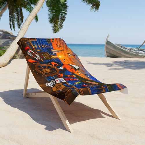 #003 Captain Henry - Beach Towel