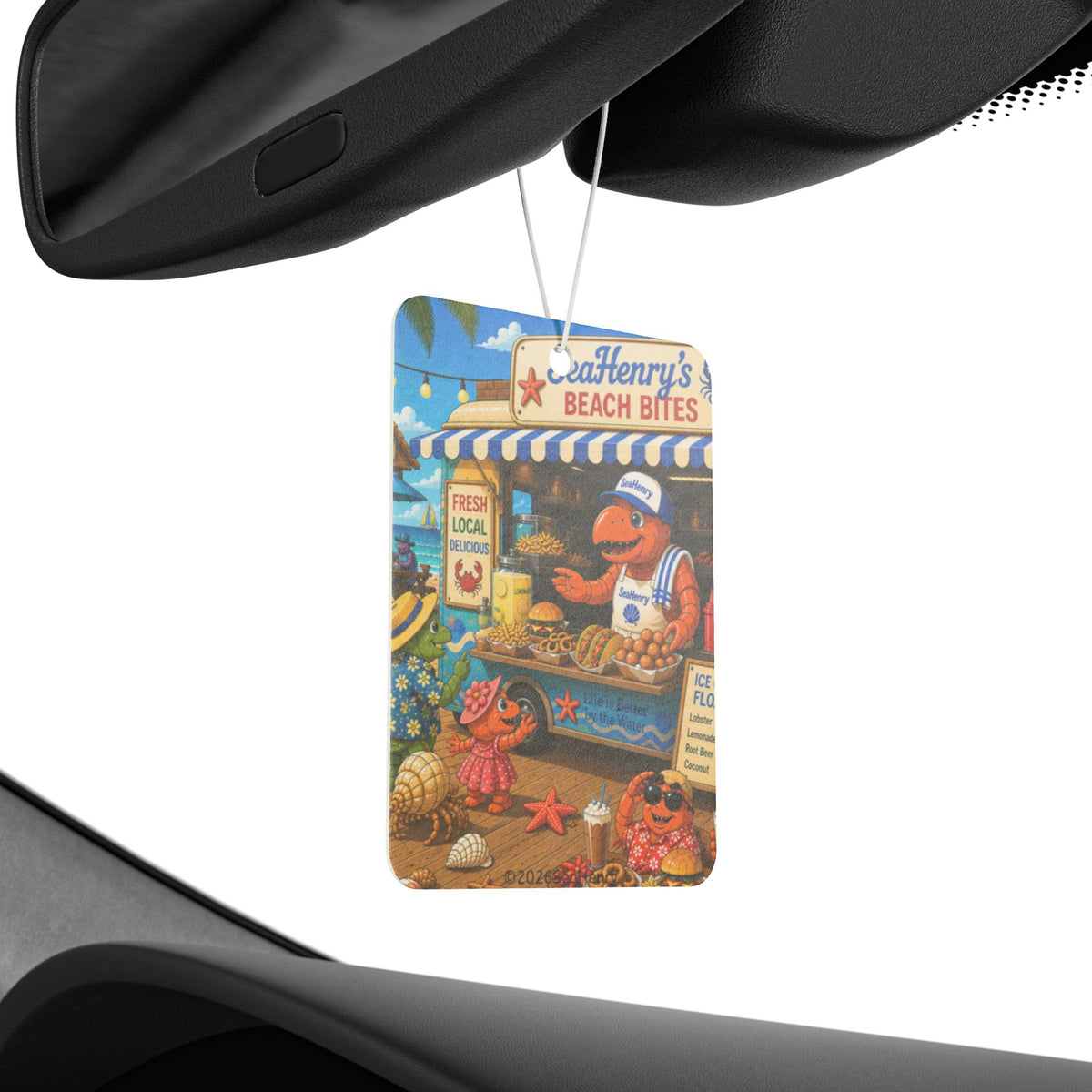 #018 Henry’s Beach Bites – SeaHenry Car Air Freshener