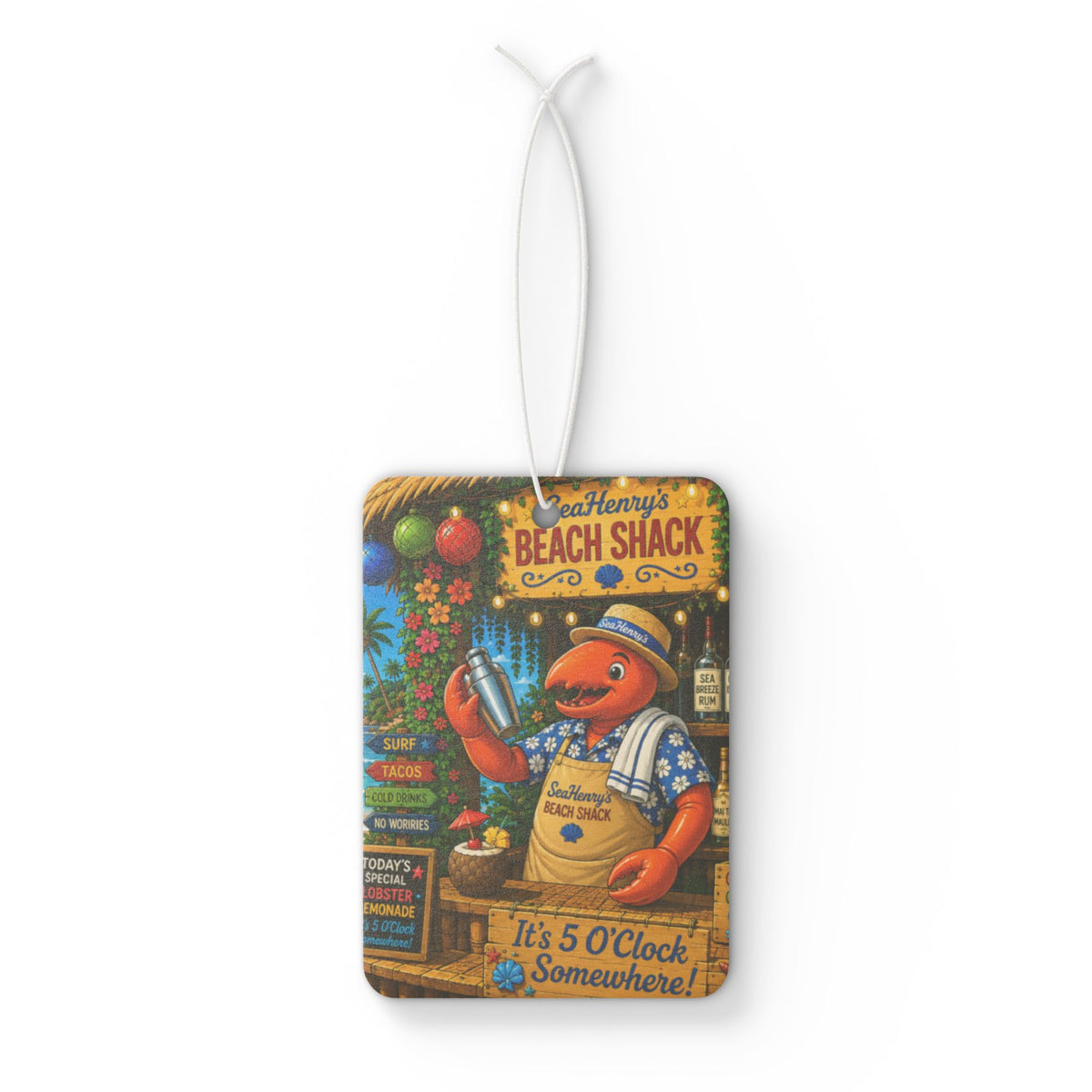 #013 Henry the Bartender - SeaHenry Air Freshener