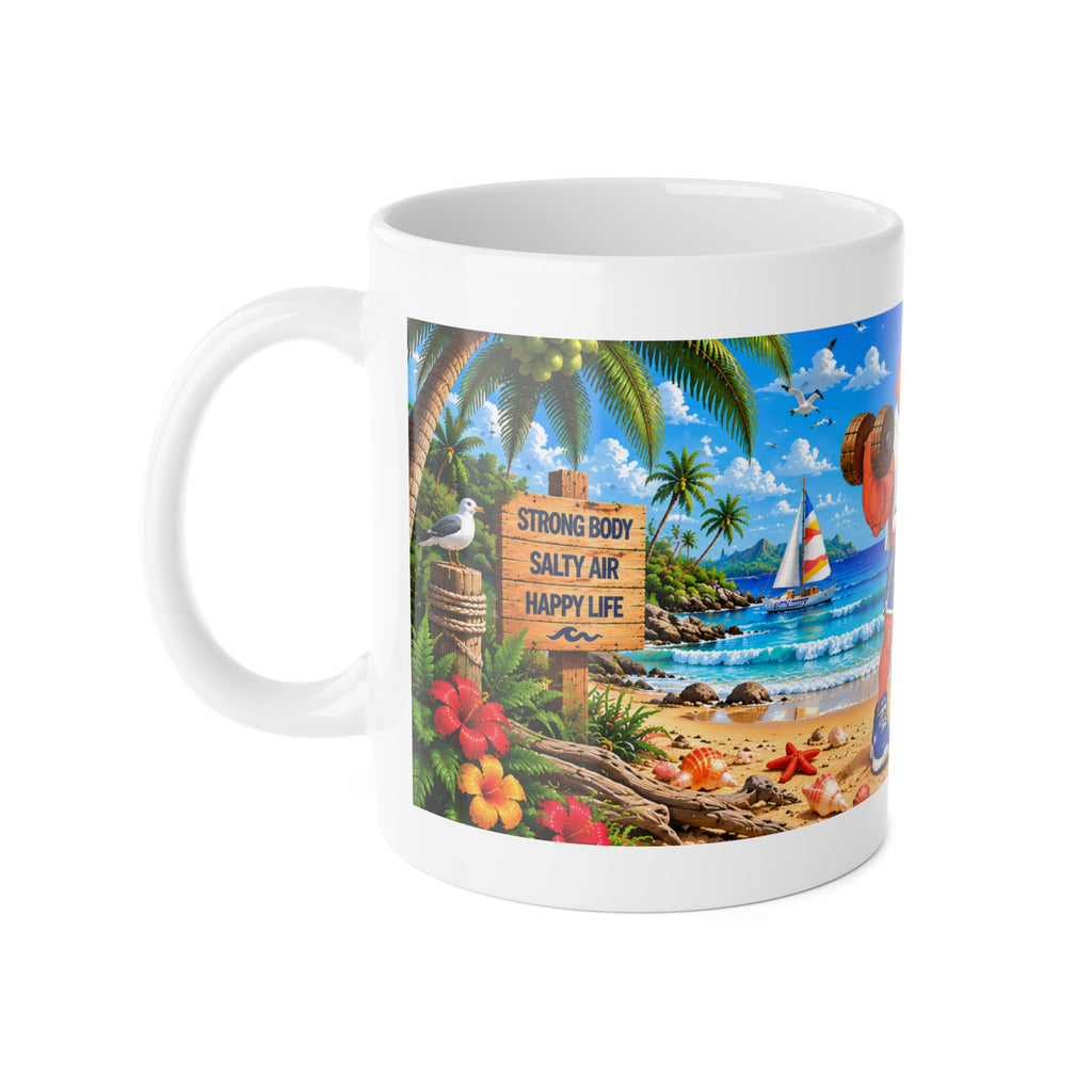 #015 Exercising Henry – SeaHenry Coffee Mug